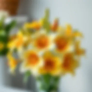 An artistically arranged bouquet of Siklement flowers, highlighting their aesthetic appeal.