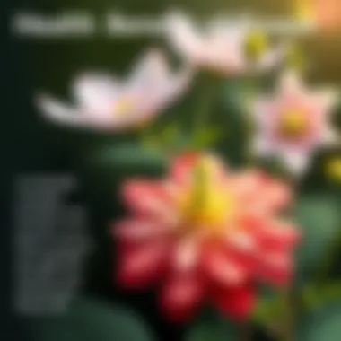 An infographic detailing the health benefits and uses of the Siklement flower.