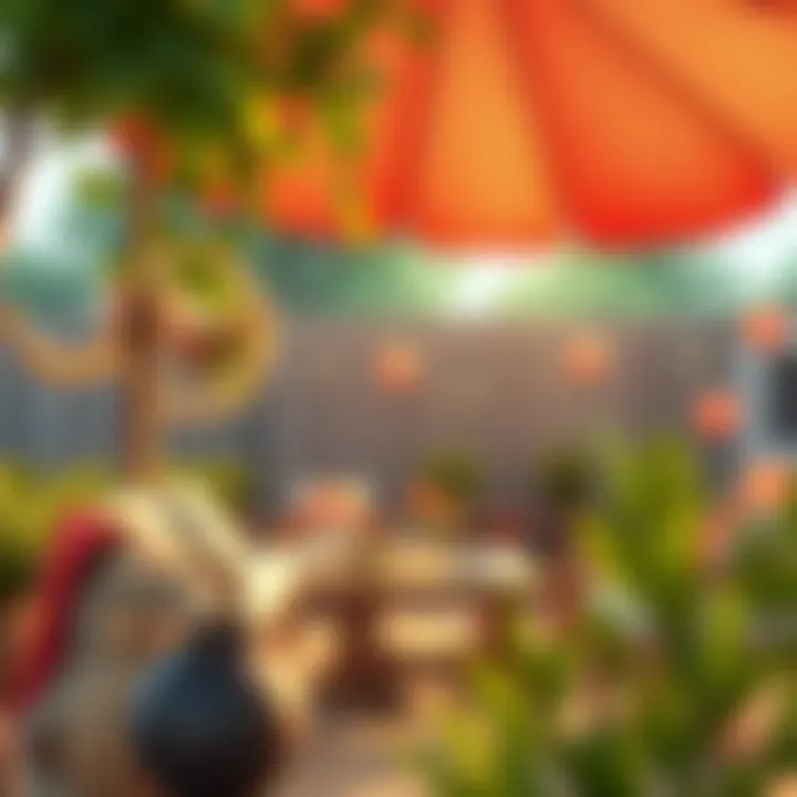 Effective Mosquito Traps for Your Space A cozy outdoor area featuring an effective mosquito trap