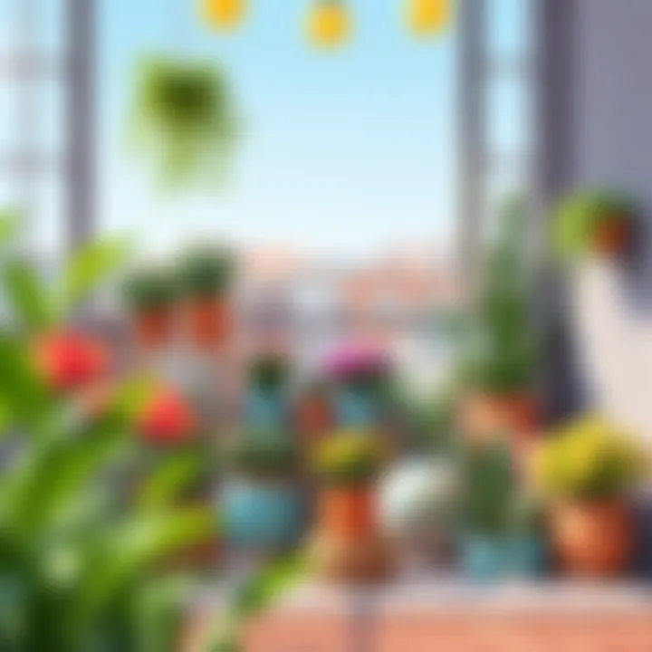 Creative Balcony Decor Ideas Creative balcony decor ideas with vibrant colors