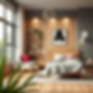 Functional Furniture Arrangement Functional furniture arrangement in a limited bedroom area