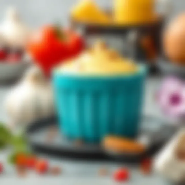 Ingredients for souffle preparation