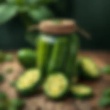 Fermented cucumbers ready for rescue