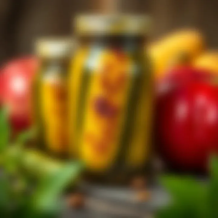 Signs of spoilage in pickles