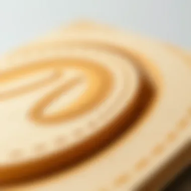 Close-up of a DIY project using particle board materials