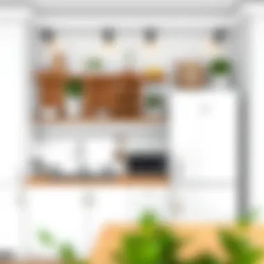 Maximized Kitchen Space Functional kitchen storage solutions that maximize space.