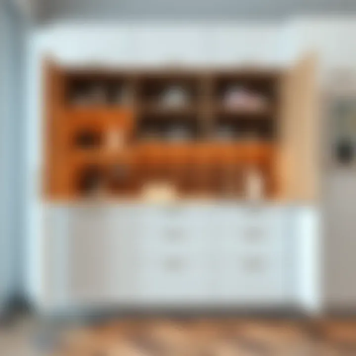 Advanced Cabinet Functionality Innovative cabinet features showcasing advanced functionality.