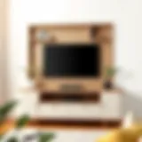 Elegant modern television unit design