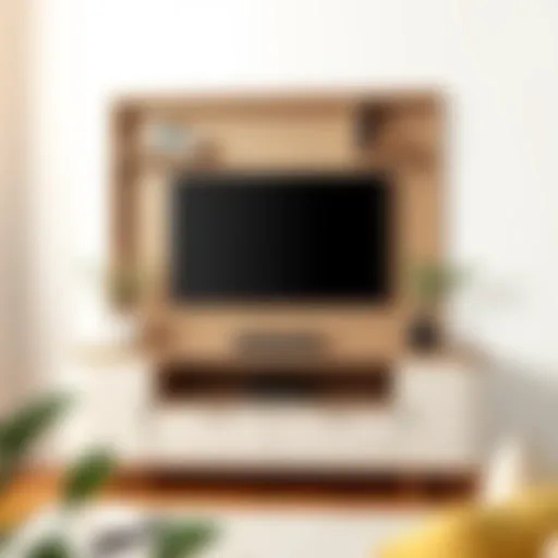 Elegant modern television unit design