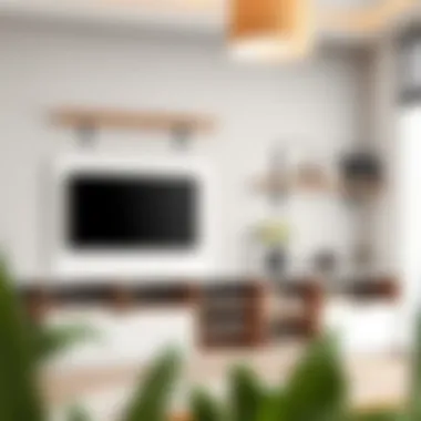 Maximizing Space with Functional TV Units Functional television unit with integrated storage