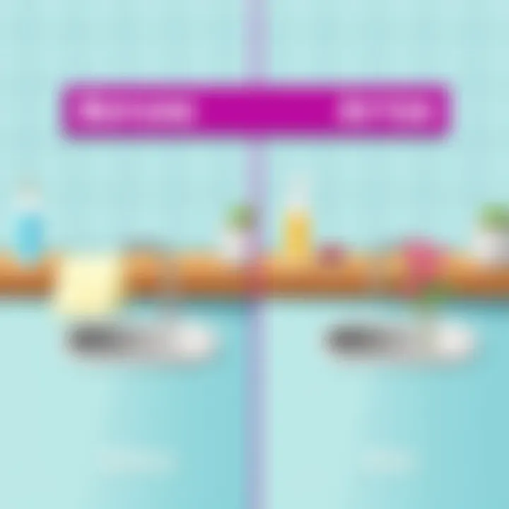 Before and After Cleaning Before and after cleaning comparison