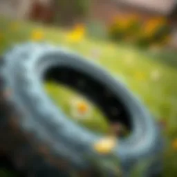 Creative accessories made from recycled tires