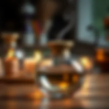 Glass Incense Vessel Glass incense vessel with a contemporary design