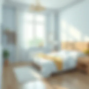 A serene bedroom setting highlighting the importance of cleanliness