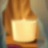 A container of yogurt in a warm environment