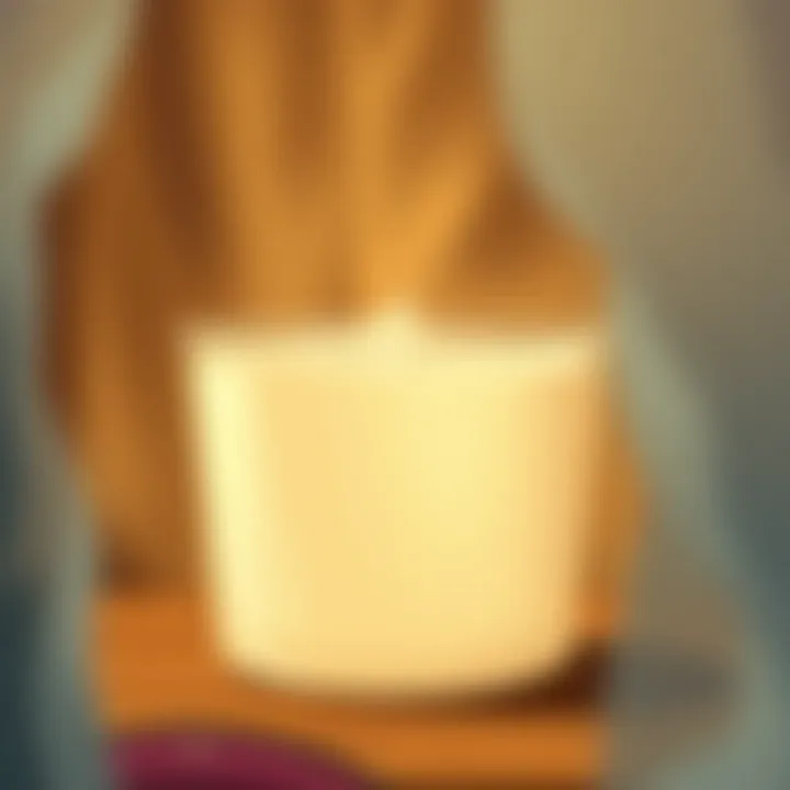 A container of yogurt in a warm environment