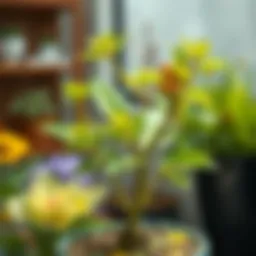 Healthy Yuka plant after pruning